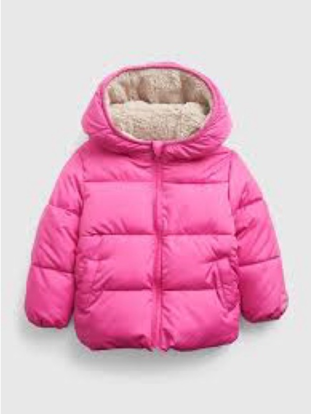 GAP Hot Pink Insulated Kids Snow Overalls
